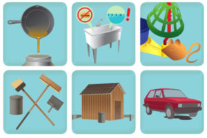Stormwater Prevention Flyer Icons